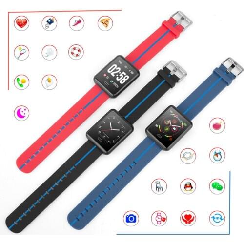 Smart Fitness Wristband Sweatoroof Multi Sport Mode Bracelet BT4 SMS Call Reminder Shake To Take Photo Sleep Monitor Alarm Clock