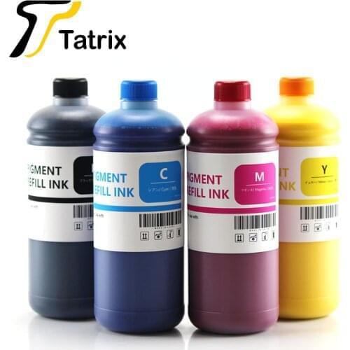 Tatrix 4X1000ML Universal Pigment Ink specialized For EPSON Printer.water proof , anti-UV