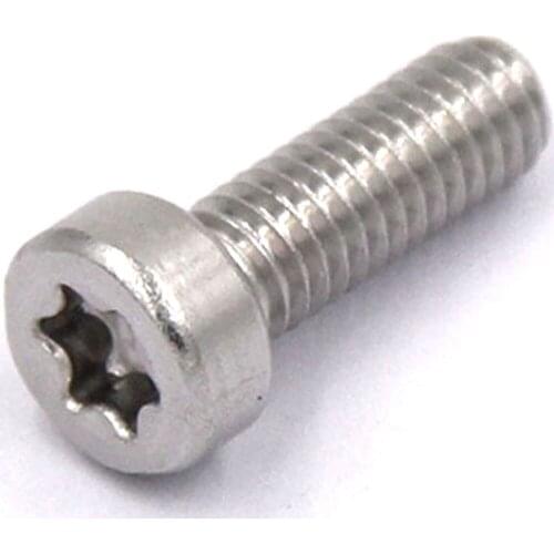 50pc/lot M3 M4 M5 M6 304 Stainless Steel Torx Anti-theft Within Plum Cup Thin Head Bolts Flower Shape Cylindrical Head Screw