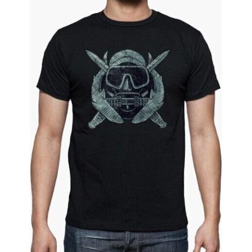 Vintage Insignia US Combat Diver T-Shirt. Summer Cotton O-Neck Short Sleeve Mens T Shirt New S-3XL