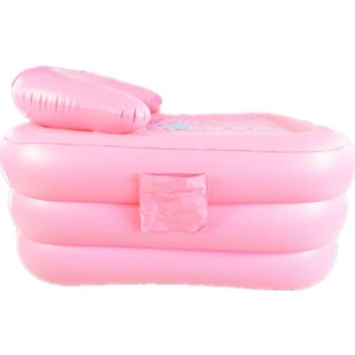 Adult Inflatable Bathtub Small Bathtub Medicine Folding Adult Bathtub Thick Bath