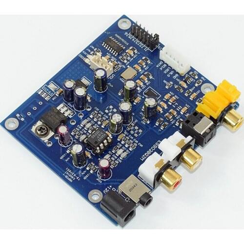 YJ-ES9038 Q2M I2S DSD Fiber Coaxial Input Decoder Board DAC Support I2S DSD 256K