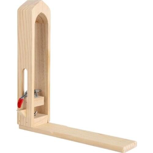 Wood Sewing Tools Leather Craft Retaining Clip DIY Hand Tool Set Table Desktop Stitching Lacing Pony Horse Clamp Tools