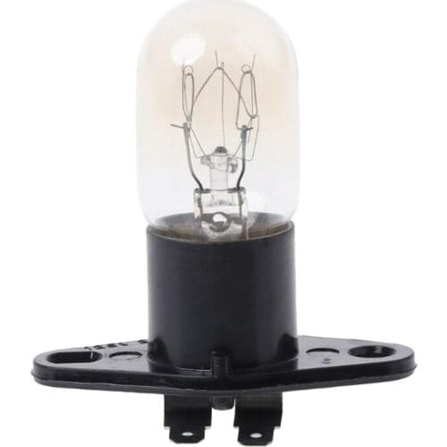 1Pc Microwave Oven Global Light Lamp Bulb Base Design 250V 2A Replacement Universal