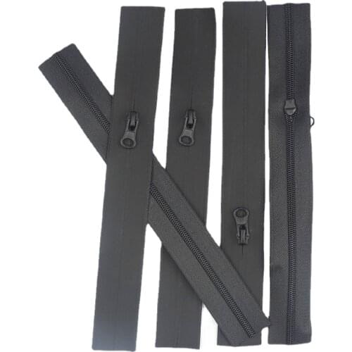 10 Pcs Pocket Zipper 3# Black Waterproof Zipper Sewing Kit Clothes Accessories