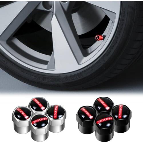 4 pcs Car Tire valve leak-proof cover accessories For Haval Great Wall Cuv H3 H5 H2 H1 H6 H8 H9 Wingle