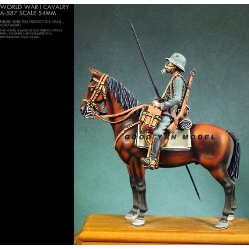 54mm Resin model kits figure colorless and self-assembled A-587