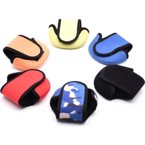 6 Colors Outdoor Fishing Reel Bag Fishing Reel Protective Cover Neoprene Fishing Reel Case Protective Case Pouch Sleeve Fishing