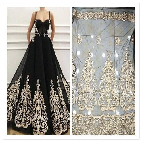 African lace Fabric Bridal french lace fabric High Quality ZH-11953 for Nigerian wedding dress