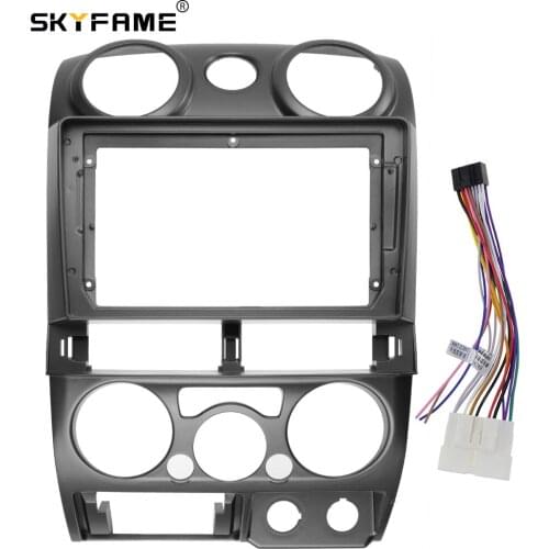 SKYFAME Car Frame Cable For ISUZU D-MAX 2006-2011 Screen Dask Kit Fascia Frame