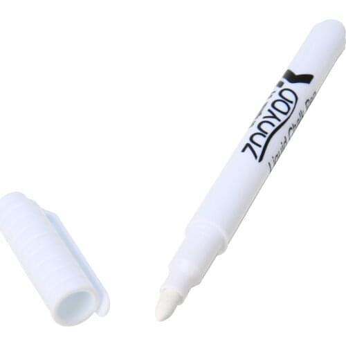 13.5cm Length White Liquid Chalk Pen/Marker PVC For Glass Windows Chalkboard Blackboard