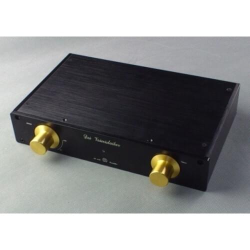 M2705 black aluminum DAC decoder MBL6010 preamplifier chassis / AMP shell / case / DIY Box (265 * 52 * 171mm)