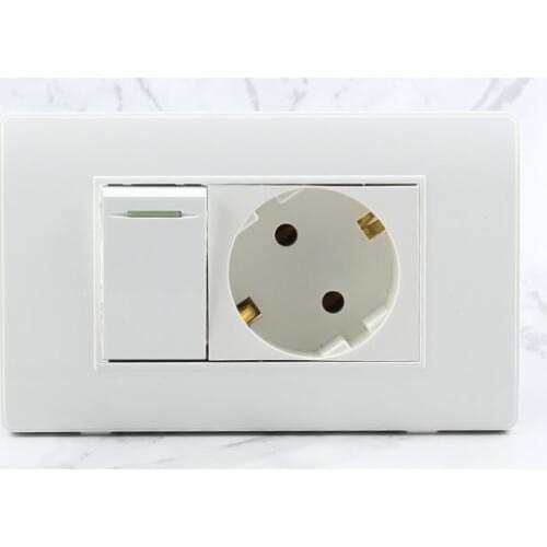 EU Germany 118 Power Socket 250v 16a 120*74mm