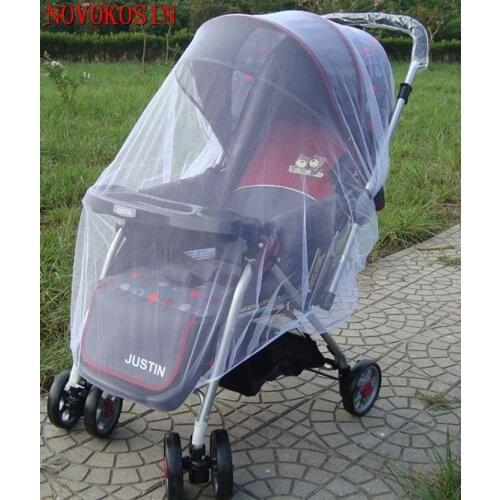 Plus Size Outdoor Baby Stroller Mosquito Net Children Stroller Encryption Full Cover Mosquito Net Anti Dust Mosquito Control