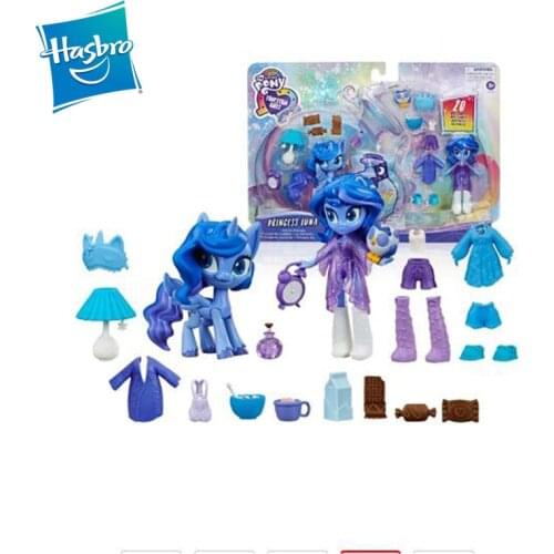 Hasbro My Little PonyEquestria Girls Princess Luna Celestia Potion Set Universe Princess Moon Princess PVC Set Toy
