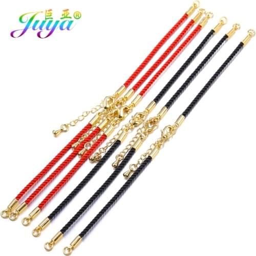 Juya DIY Fine Jewelry Connector Adjustable Slider Chains Accessories For Women Handmade Charm Bracelets Making Material Supplies