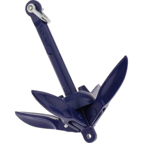 Best 1.5LB Folding Grapnel Boat Kayak Anchor Accessories for Kayak Fishing Canoe Jet Ski SUP Paddle Board & Small Boat