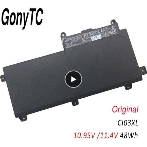 New Original CI03XL Laptop Battery for HP ProBook 640 645 650 655 G2 Series HSTNN-UB6Q Genuine Notebook 10.95V/11.4V