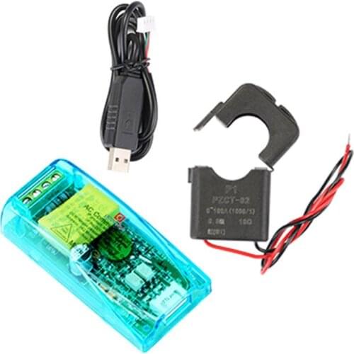 PZEM-004T 3.0 Version Communication Module TTL Modbus-RTU Power Meter Kwh Meter AC Single Phase 100A Electric Volt Amp Frequency