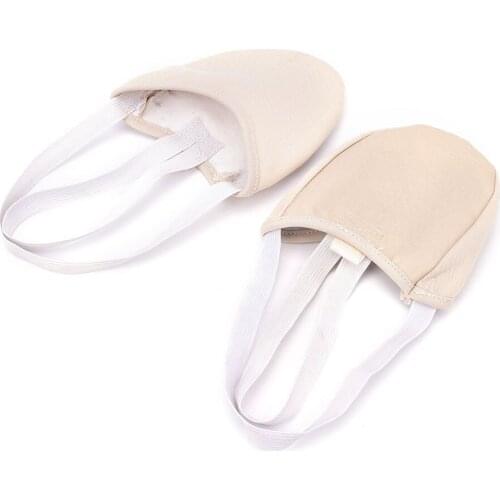 Rhythmic Gymnastic Shoes Soft Half Socks Knitted Roupa Ginastica Professional Competition Sole Shoe Protect Elastic Skin