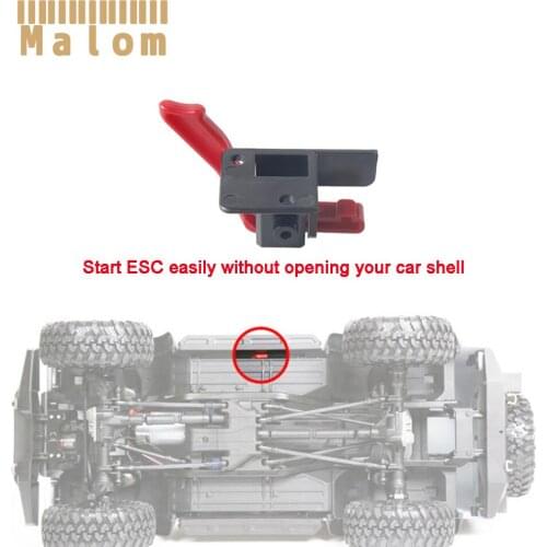 Traxxas TRX-4 Defender ESC Easy Start Trigger Power Switch for 1/10 RC Crawler Car TRX4 TRX6 Upgrade Parts