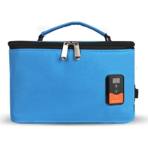 USB Smart Display Baby Milk Bottle Warmer Heater Tote Wet Wipes Food Heating Insulation Bag