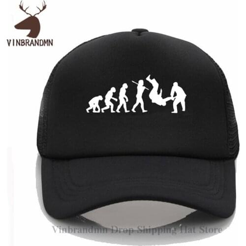 Evolution Of Judo Funny Adult Baseball cap JUDO Evolution Bucket hat Cotton fishing hat Karate unisex outdoor beach visor hats