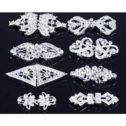 1pcs Metal Fashion High-end Bow Tie Buckle To Buckle DIY Charm Coat Suit Cashmere Trench Coat Waist Buckle Decorative Button