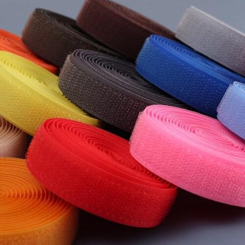 2cm Sticky Buckle For Sewing Color Nylon Velcro Handmade Bag Hat Strap And Clothing Accessories Material 2M Adhesive velcro