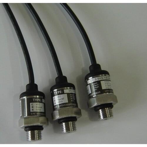 Stainless steel lead 4-20mA pressure sensor 0-1.6MPa pressure transmitter measuring range 16Bar