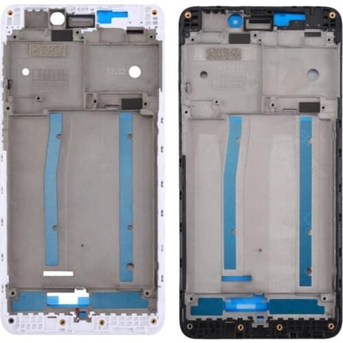 For Xiaomi Redmi 4A Front Housing LCD Frame Middle Bezel Plate Replacement Parts White / Black