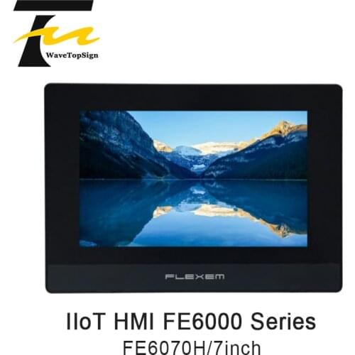 FLEXEM FE6070H 7inch IIoT HMI Supports FLink IIoT Expansion Module High Resolution High Brightness Full View
