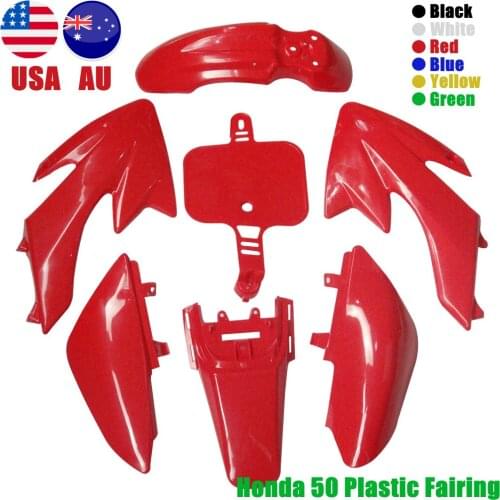 Motorcycle Full Fairing Body Cover Kits Enduro Plastic Fender Mudguards Fit For XR/CRF 50 SSR SDG Pitster Pro 50cc 70cc 110cc