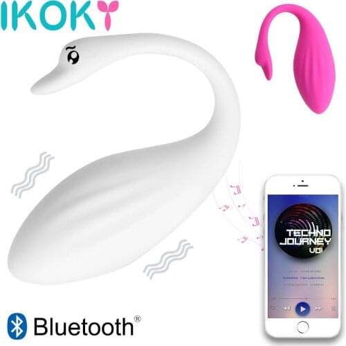 Swan Wireless Bluetooth Vibrator for Woman Clitoris Stimulator Anal Massager Sex Toys Adults Erotic Sextoys Female Masturbator