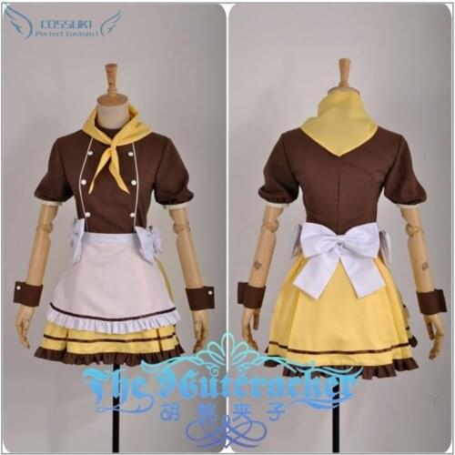 Love Live Nico Yazawa Cafe Loita Kawaii Sweet Maid Dress Cosplay Costume , Perfect Custom For You