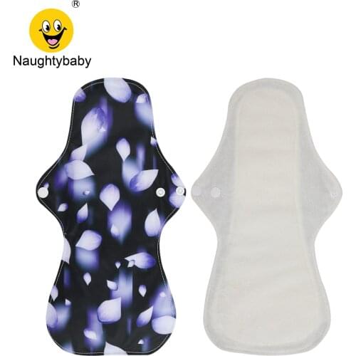 Naughtybaby 10Pcs Bamboo Terry Pads Reusable Pads Sanitary Pads Washable Panty Liner Mama maternity Menstrual Pads