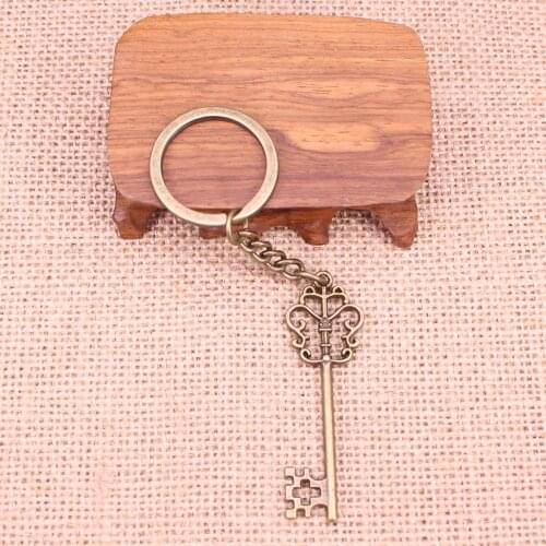 New Fashion Keychain 58mm most key Pendants DIY Men Jewelry Car Key Chain Ring Holder Souvenir For Gift