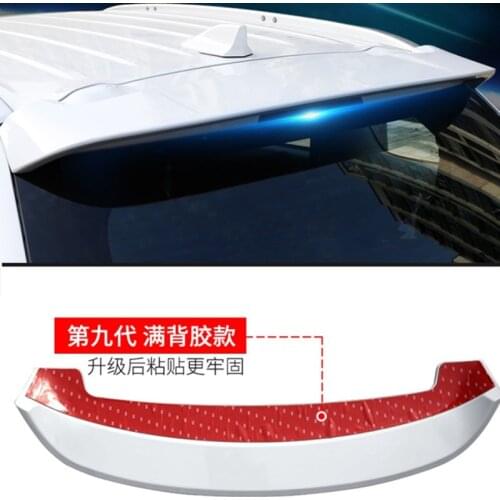 Original car paint ABS free punching fixed wing tail Car accessories for Mitsubishi Outlander 2016 2017 2018 Car styling