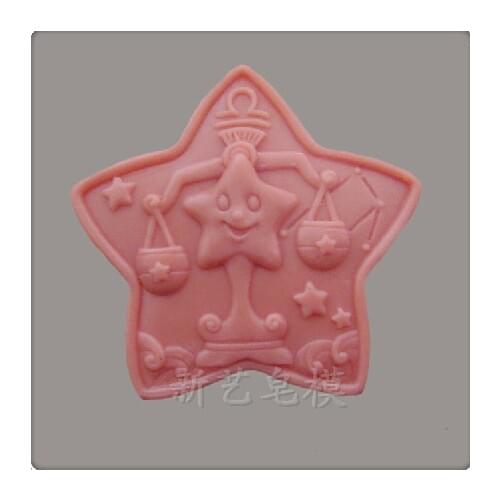 Hot populart !! constellation of the Libra shape soap mold /cake mold/silicone mold/chocolate mold