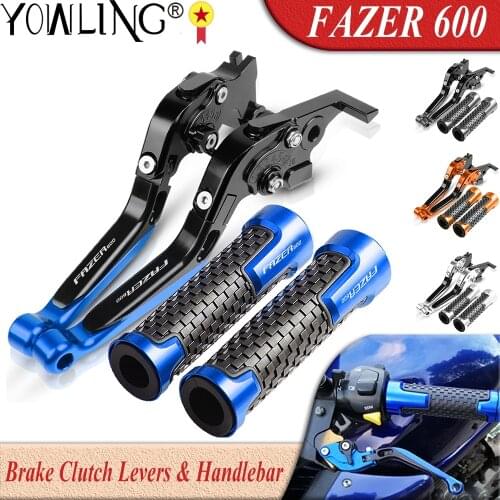 For YAMAHA FAZER600 FAZER 600 FZ6S FZ6N 1998 1999 2000 2001 2002 2003 Motorcycle Adjustable Brake Clutch Levers Handle Bar Grips