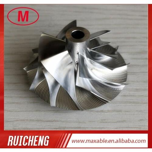 RHFV4 6+6 blades 35.62/51.00mm turbo billet/milling/aluminum 2618 compressor wheel for VF50 upgrade