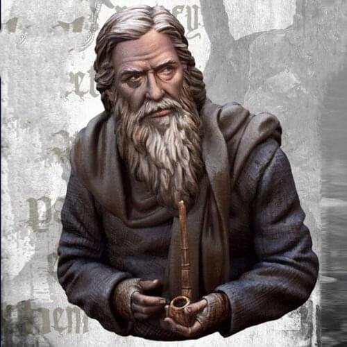 Self-assembled New Unassembled 1/10 ANCIENT MAN WARRIOR BUST Resin Figure Unpainted Model Kit