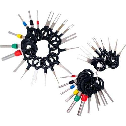 Pins Terminals Removal Tools Auto Car Wire Connector Terminal Pin Extractors Puller Repair Remover Key Tools Set