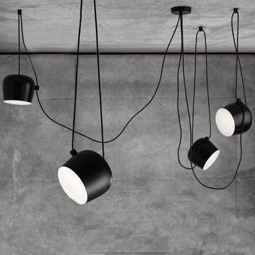 Modern hanglamp lampen industrieel rope LED pendant lights restaurant deco chambre hanging lamp