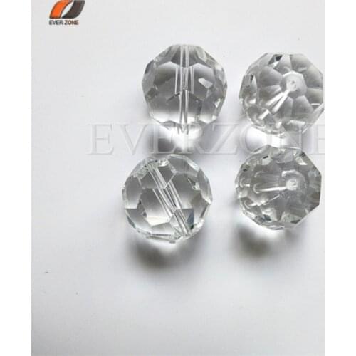 Optic FIber Lighting Crystal Ends Fittings 14mm Fiber Optic Light Crystal Beads 100pcs/lot for Chandelier Pendants