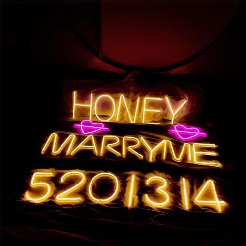 LED Number Letter Lights Luminous Neon Alphabet Night Lamp Battery&USB Powered for Romantic Wedding Party Birthday Decoration