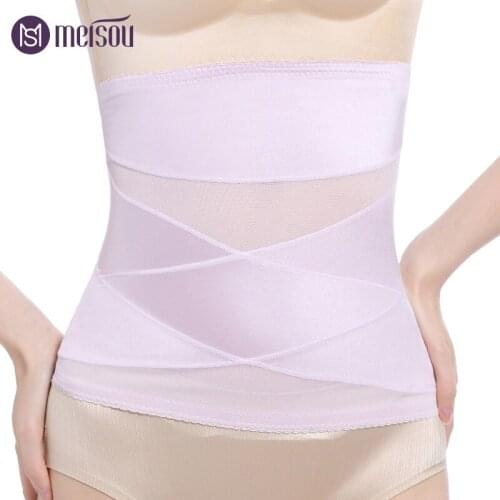 Meisou Slimming Belt Lingerie Waist Trainer Modeling Strap Women Waist Shaper Girdle Corrective Abdomen Underwear Female Sexy