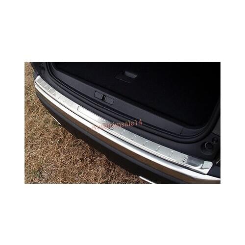 1*Steel Exterior Rear Trunk Boot Protecting Pad Fender For Peugeot 3008 GT 2017
