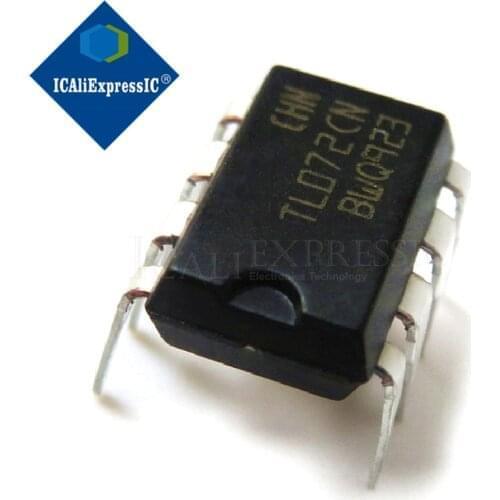 100PCS TL072CP TL072CN DIP8 TL072 DIP In Stock