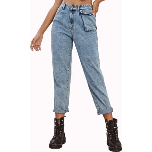 2020 Harem Pants Loose High Waist Woman Jeans Boyfriends Womens Jeans Vintage Cowboy Denim Pants Vaqueros Mujer